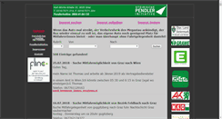 Desktop Screenshot of mitfahrboerse.st